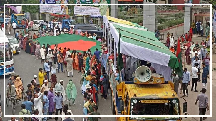 আ.লীগের সমাবেশ চলছে, বর্ণাঢ্য রালি যাবে ধানমণ্ডি