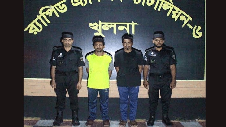 বাগেরহাটে চোরাই ট্রাকসহ দুই জন আটক