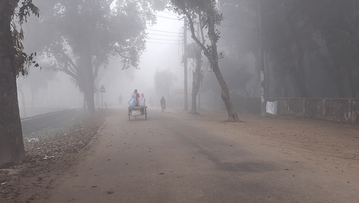 তাপমাত্রা কমে ১২.২ ডিগ্রি