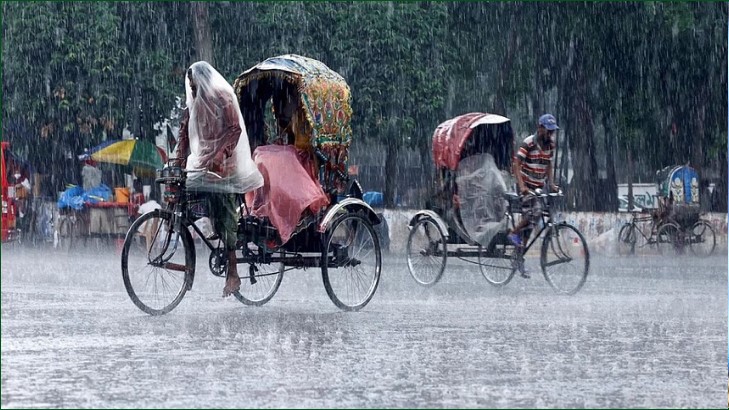 দেশের চার বিভাগে বৃষ্টির বার্তা