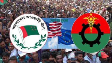 আ. লীগ-বিএনপি মুখোমুখি, দর্শক বিদেশিরা!