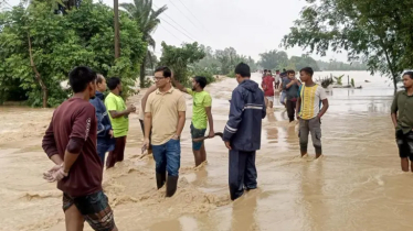 শেরপুরে বন্যা পরিস্থিতির অবনতি, মৃত্যু বেড়ে ৭