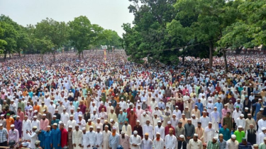 শোলাকিয়ায় অনুষ্ঠিত হলো দেশের সবচেয়ে বড় ঈদ জামাত