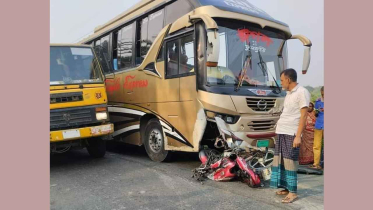 সড়ক দুর্ঘটনায় মোটরসাইকেল চালক নিহত 