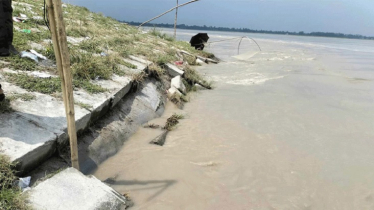 নদী ভাঙনে ঝুঁকিতে সেতু, সড়কসহ ১৫০০ পরিবার