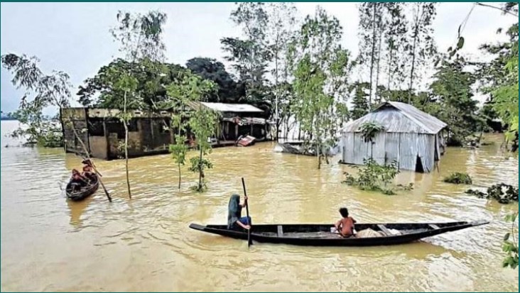 সিলেটটের নদীর পানি বিপদসীমার উপরে