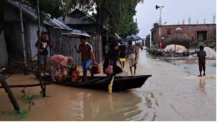 বন্যার কবলে দেশের বিভিন্ন এলাকা