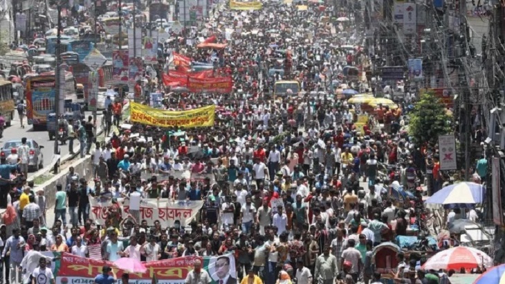 এক দফা দাবিতে বিএনপির পদযাত্রা শুরু