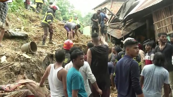 সিলেটে পাহাড় ধসে তিনজনের মরদেহ উদ্ধার